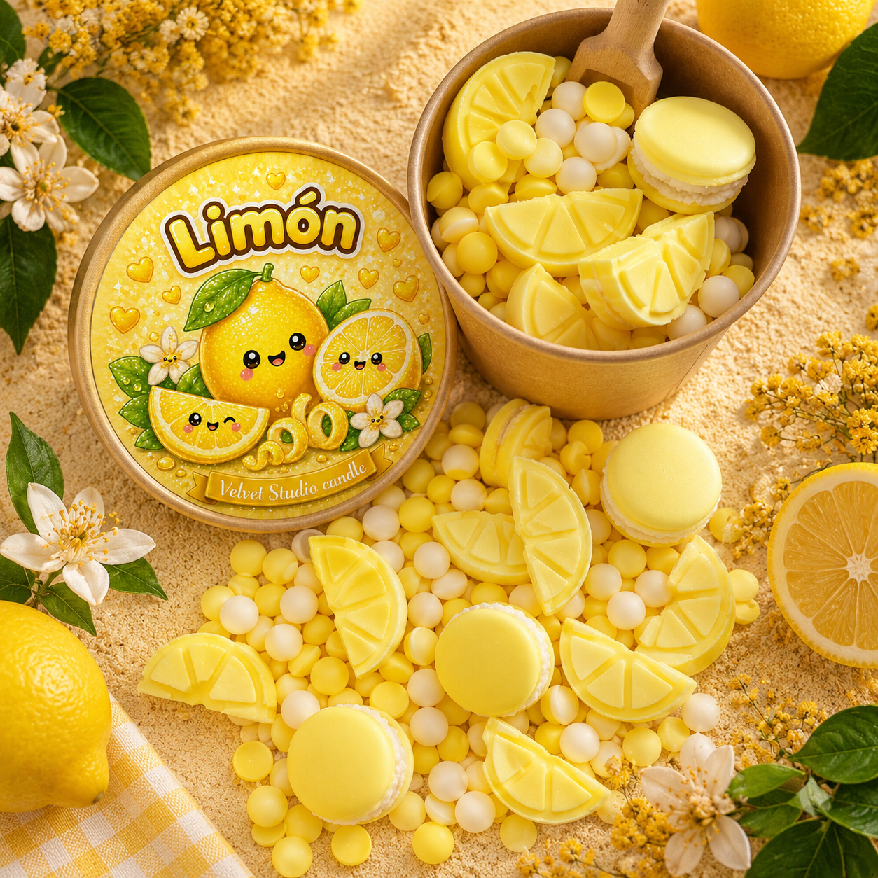 Wax melts limón