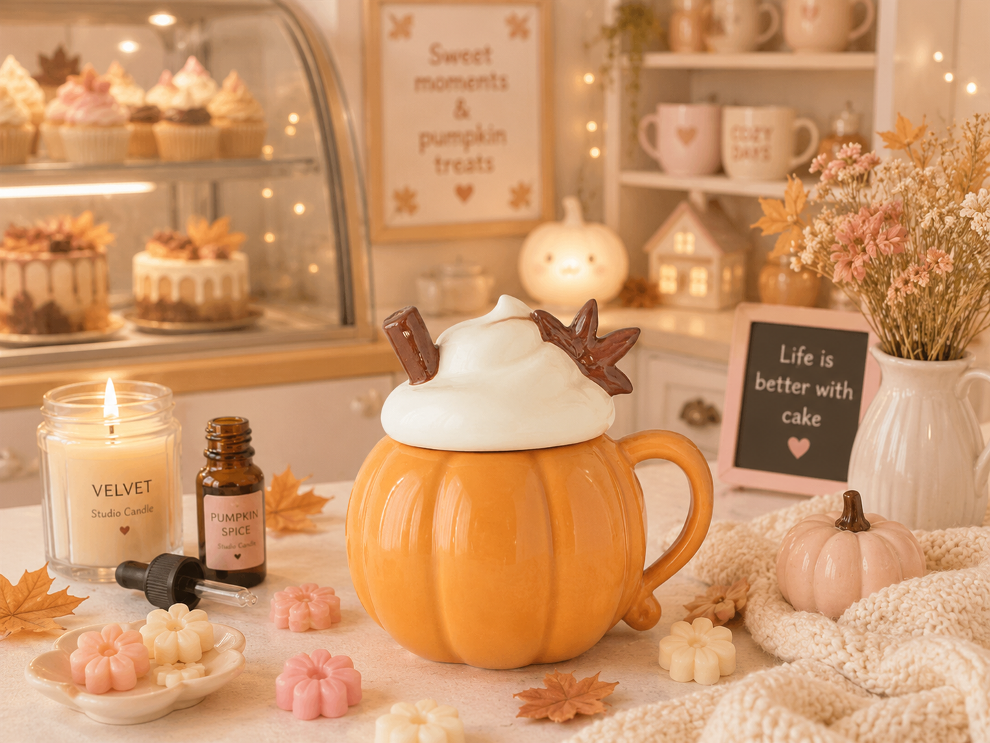 Quemador taza de calabaza
