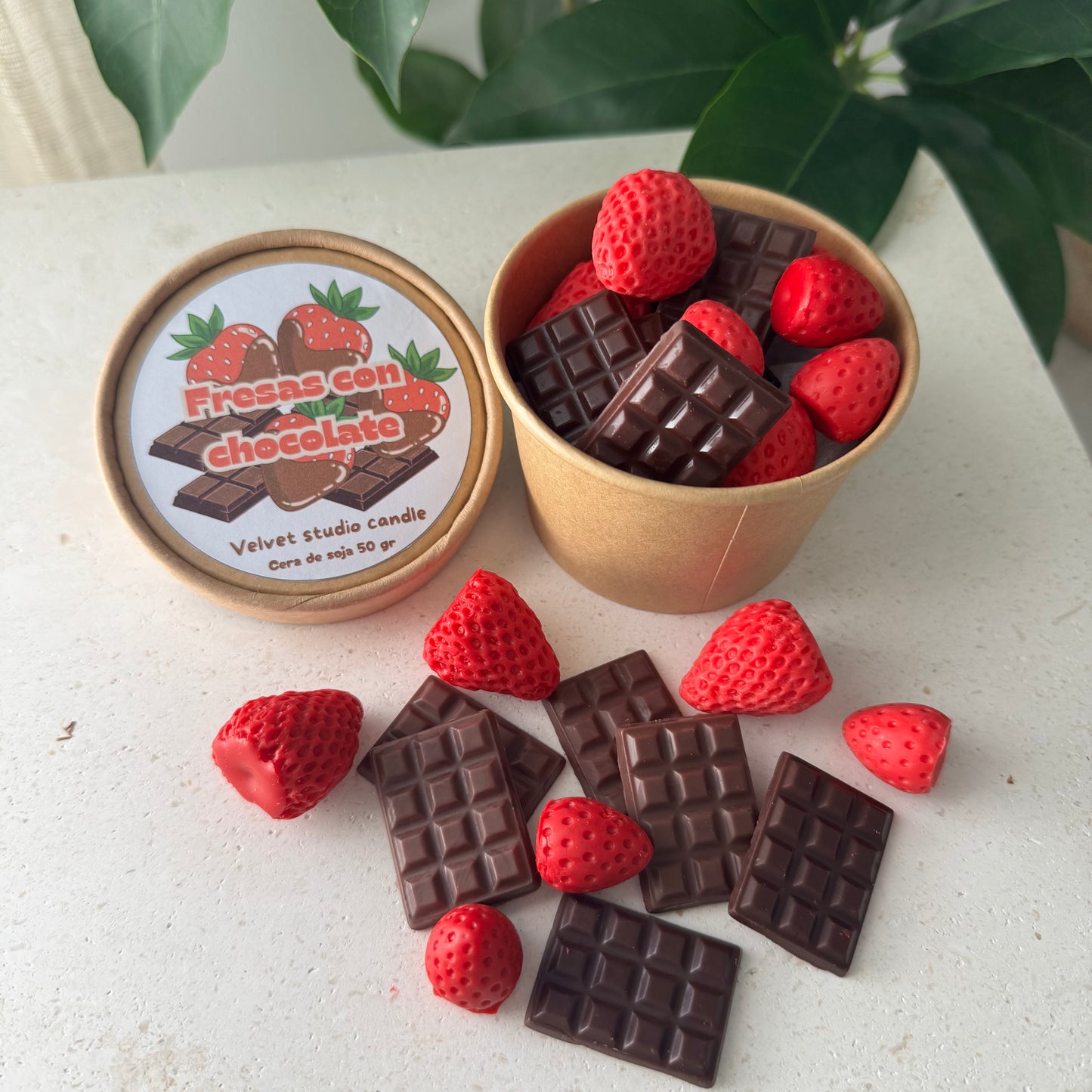 Fresas con chocolate