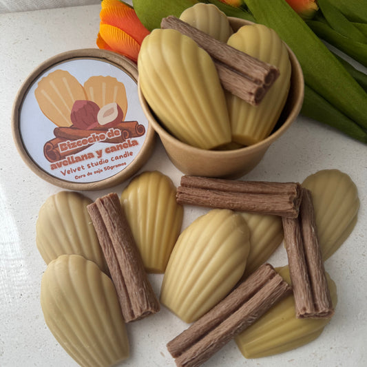 Bizcocho de avellana y canela