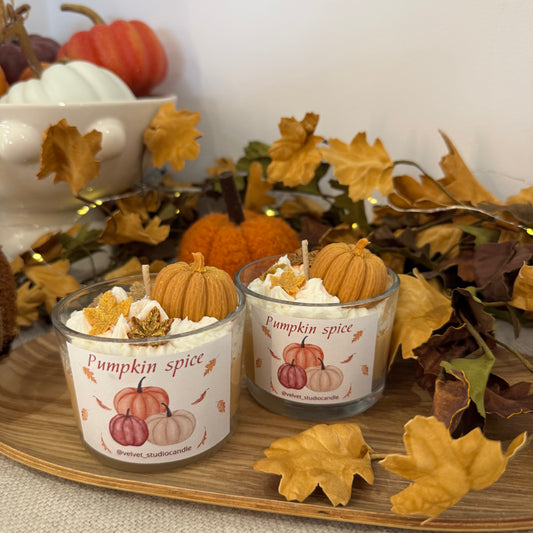 Vela otoñal pumpkin spice