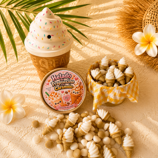 Helado de Frappuccino y caramelo