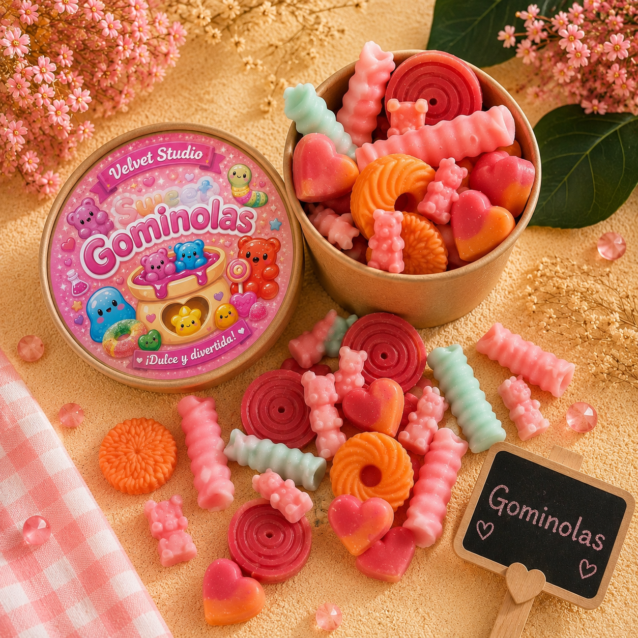Wax melts Gominolas
