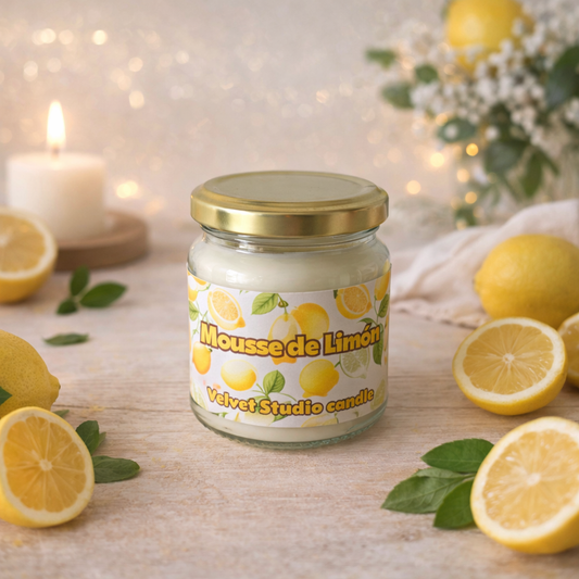 Vela mousse de Limón